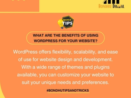 What are the benefits of using WordPress for my website?