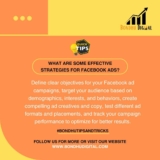 What are some effective strategies for Facebook ads?