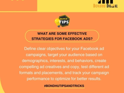 What are some effective strategies for Facebook ads?