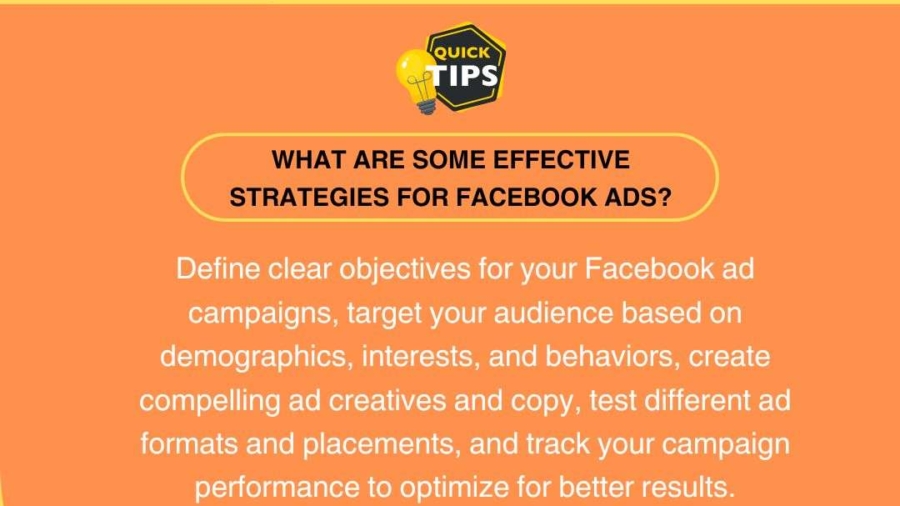 What are some effective strategies for Facebook ads?